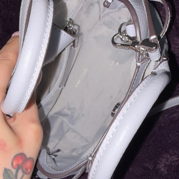 Kate Spade Light Gray “Dumpling” Satchel - Picture 3 of 5